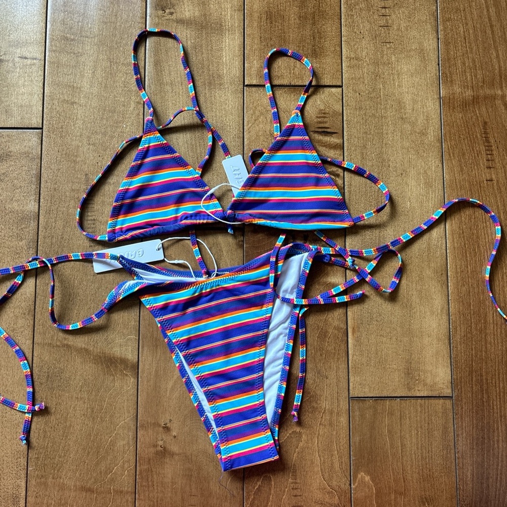 NEW WITH TAGS — bright swimwear melody top & bottom. positano s